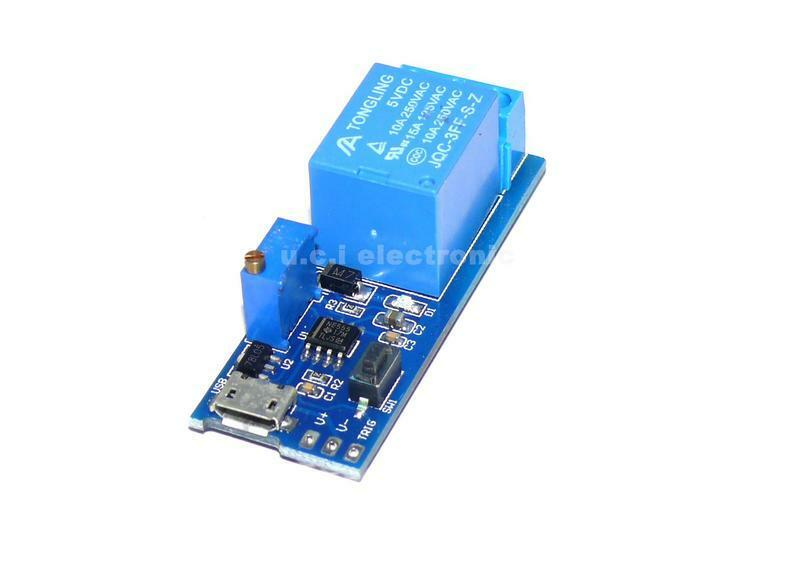 【UCI電子】(7-1) 寬電壓5V-30V觸發延時繼電器模組計時器模組 延時導通 延時開關