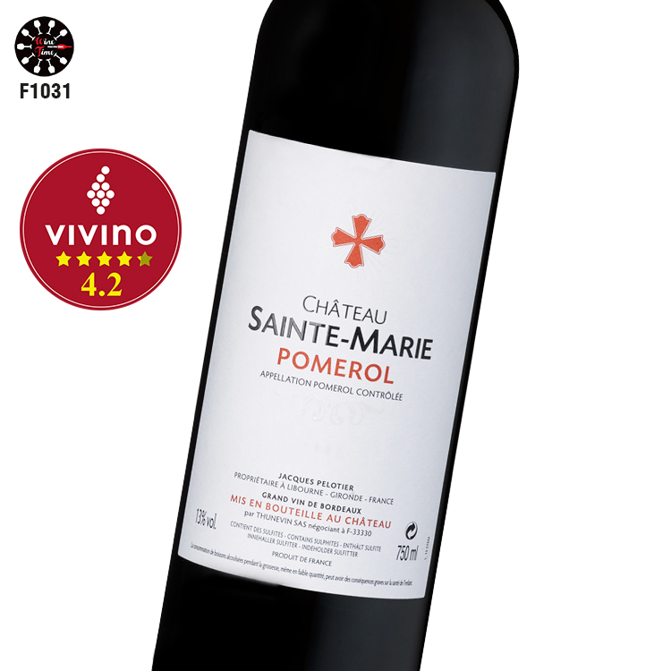 Chateau Sainte Marie｜Pomerol｜wine time｜酒在當下