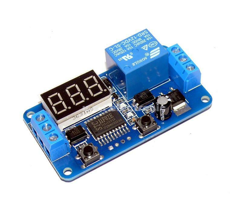 【UCI電子】(14-0-j) 延時 通斷 接通 斷開 外部觸發延時模組 12V繼電器模組 時間可調