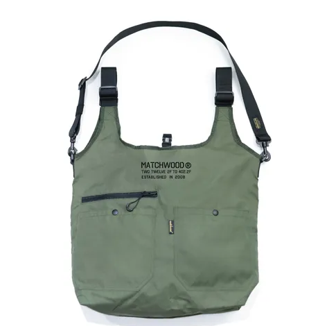 Matchwood Tank Reusable(Tote)Bag 環保手提斜背兩用購物托特袋