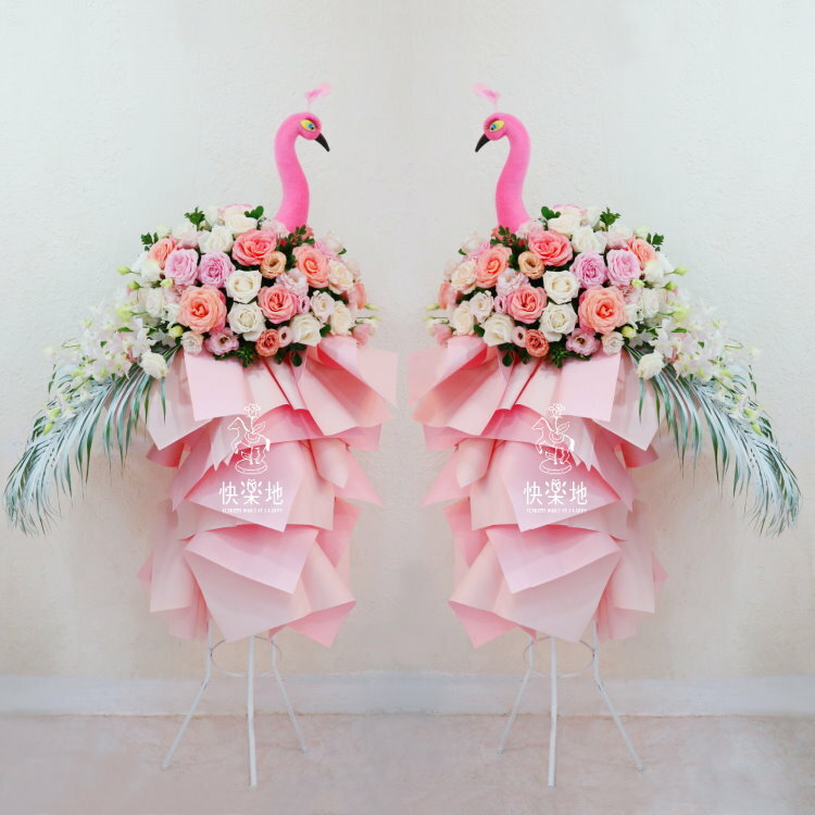 ✵獨家設計✵孔雀飛花 I 高架花籃  SF220999