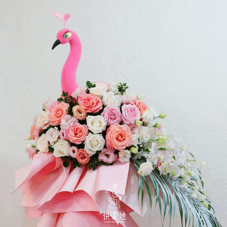 ✵獨家設計✵孔雀飛花 I 高架花籃  SF220999