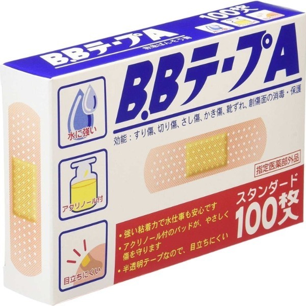 日本 共立藥品 BB Tape A 修復OK蹦 100入｜日常傷口保護 透氣防水
