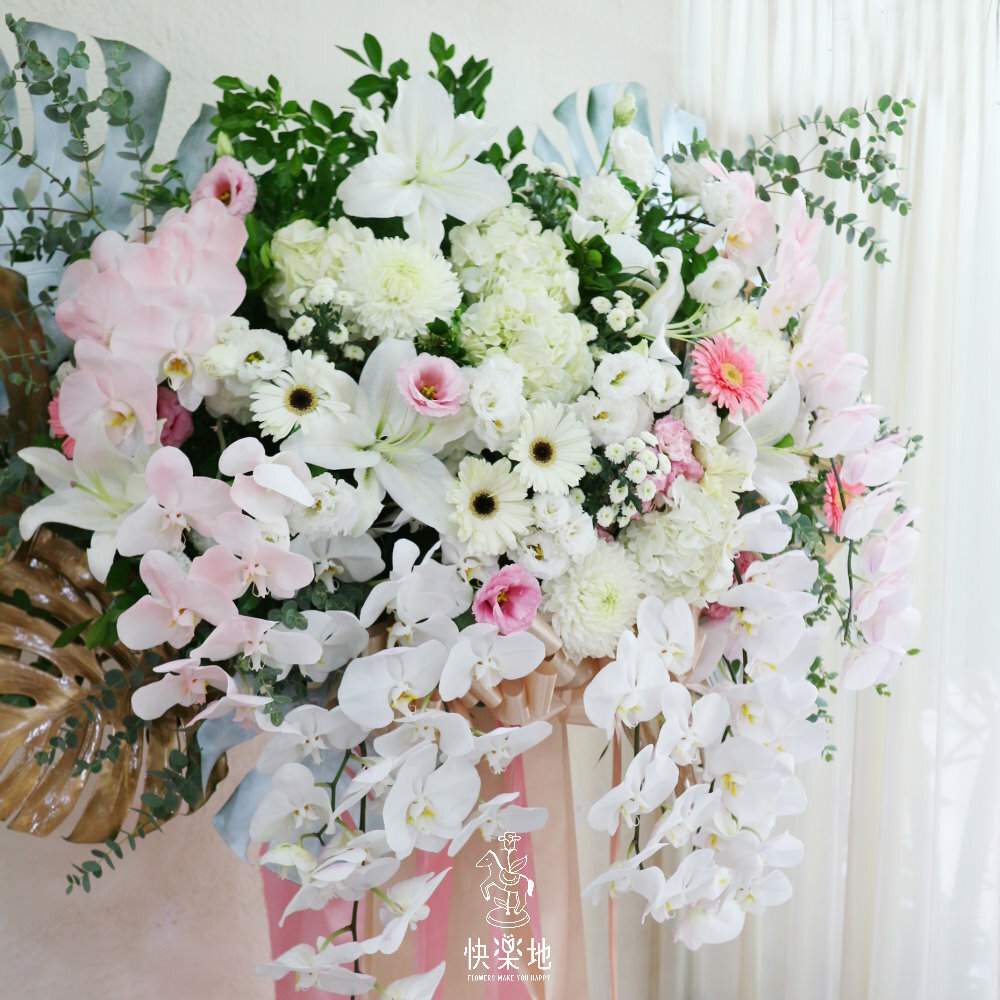 粉晶金翠 I 高架花籃  SF220980