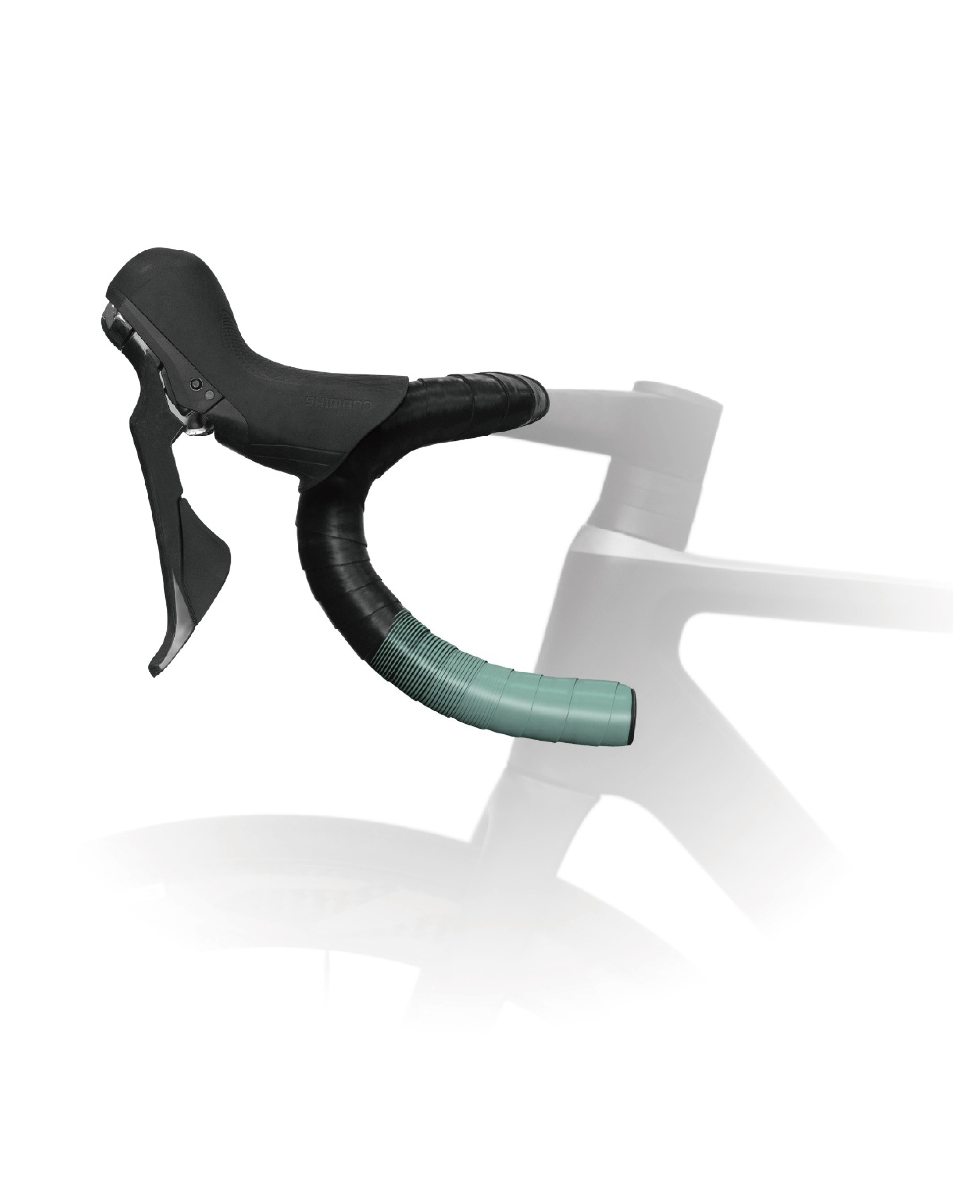 【FIZIK】Vento microtex 2mm 把帶 / 漸層黑湖水綠