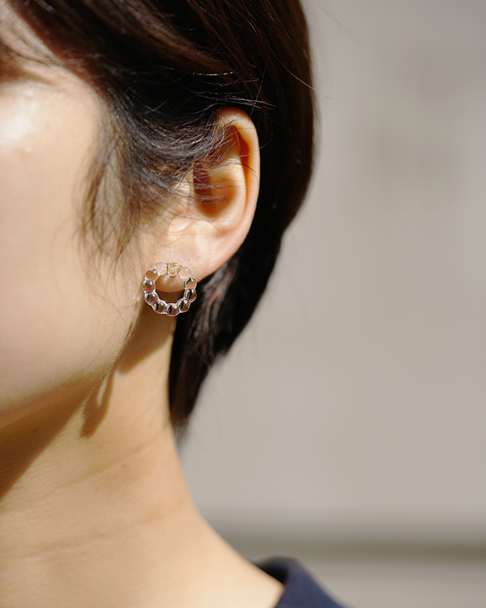 HARIO-LWF-小水滴手工玻璃耳環