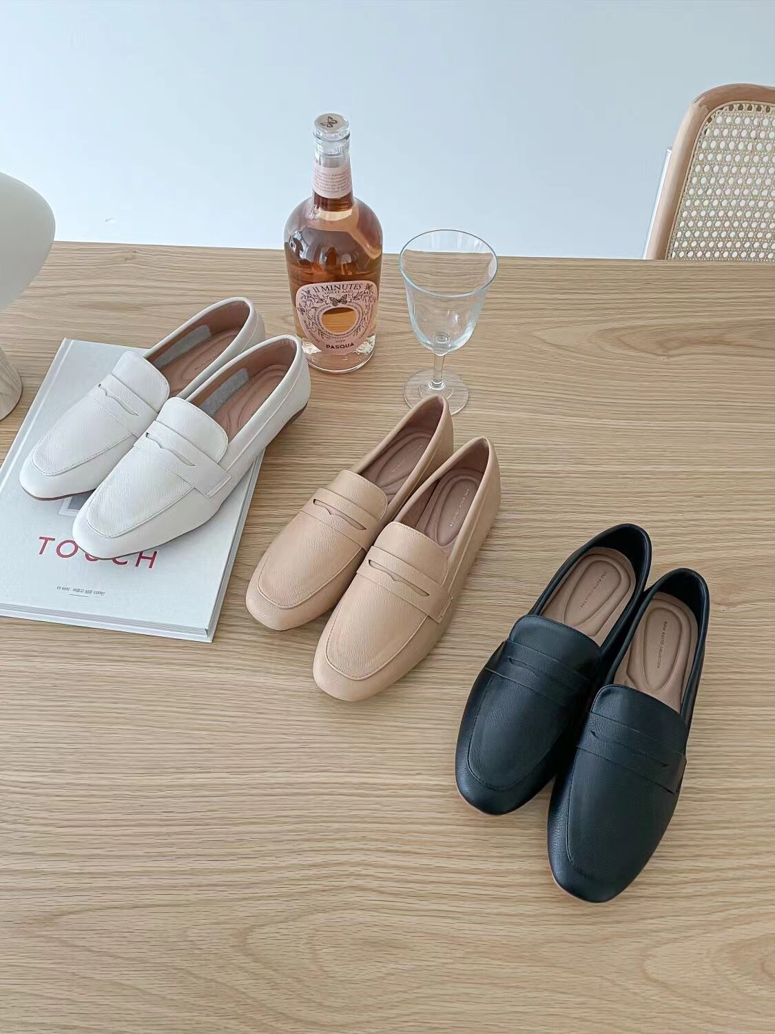 厚軟底系列-經典皮質豆豆鞋(35-42)