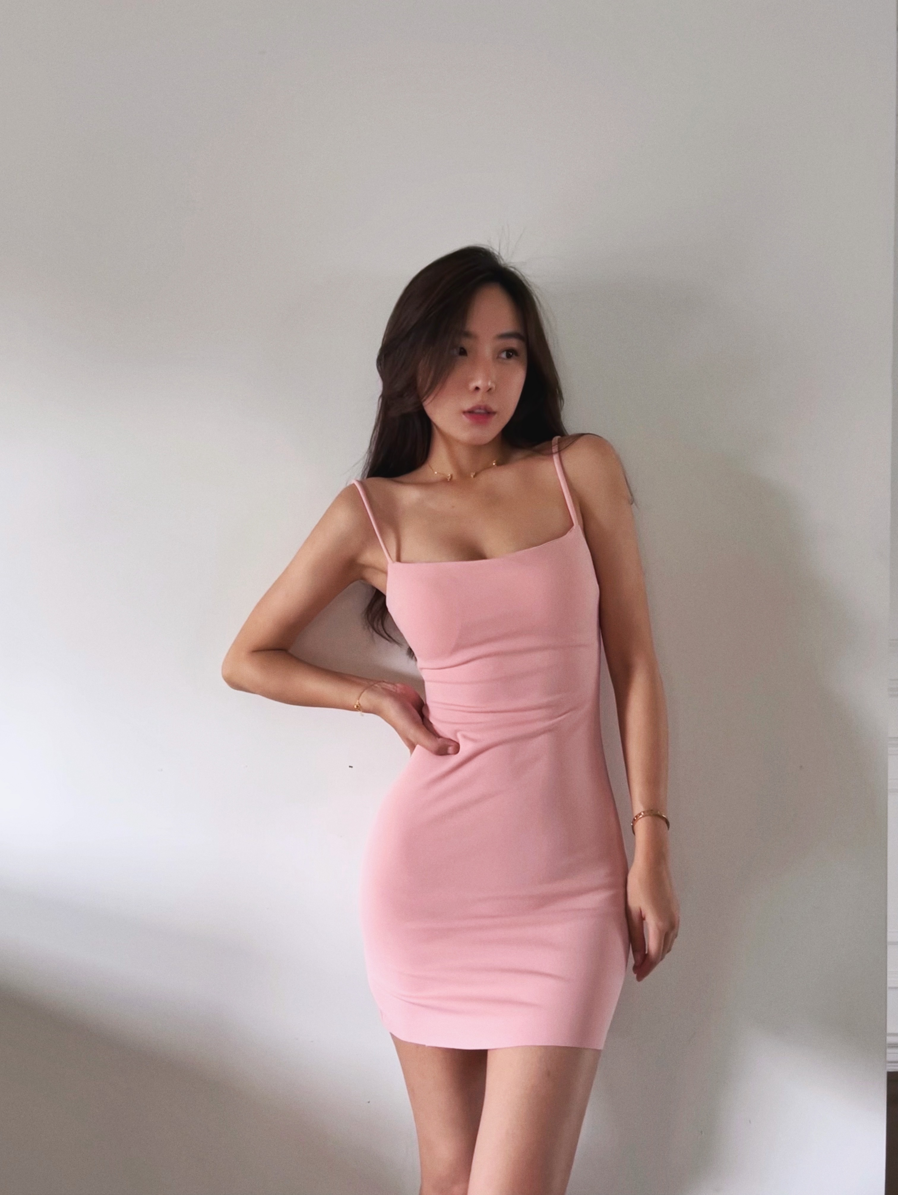 Daily 日常必備 修身細肩小洋裝