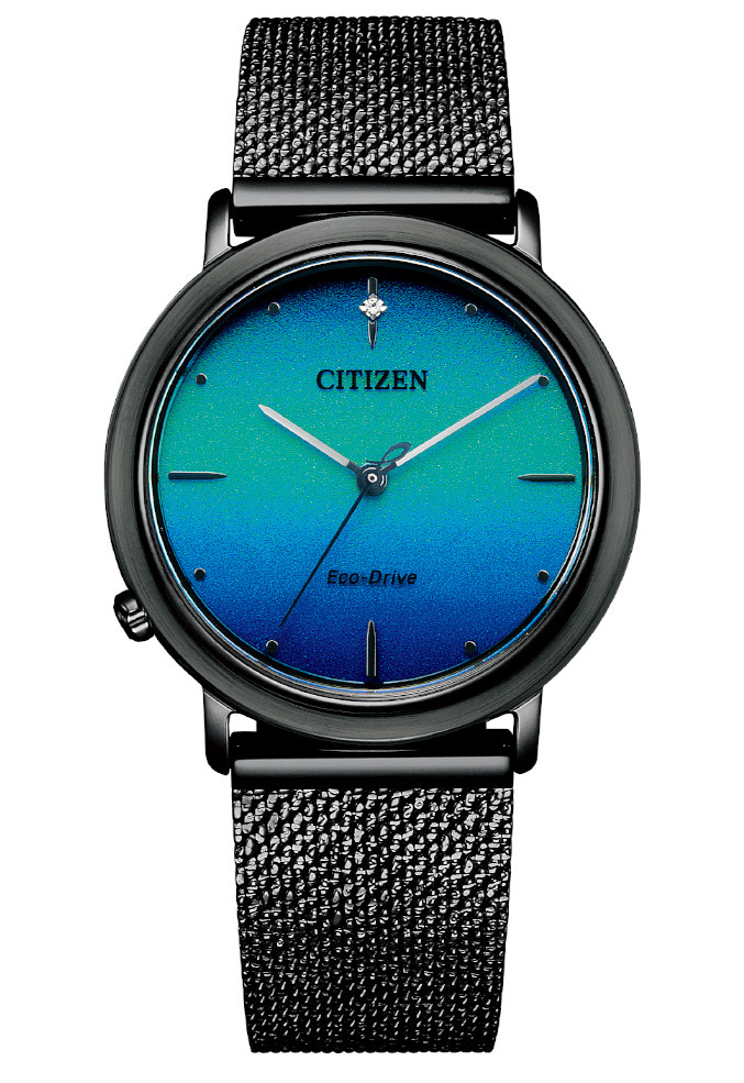 萬年鐘錶 - Citizen 星辰錶   L系列 解構自然紋理之美仿生學太陽能女錶 EM1005-42L  錶徑34MM