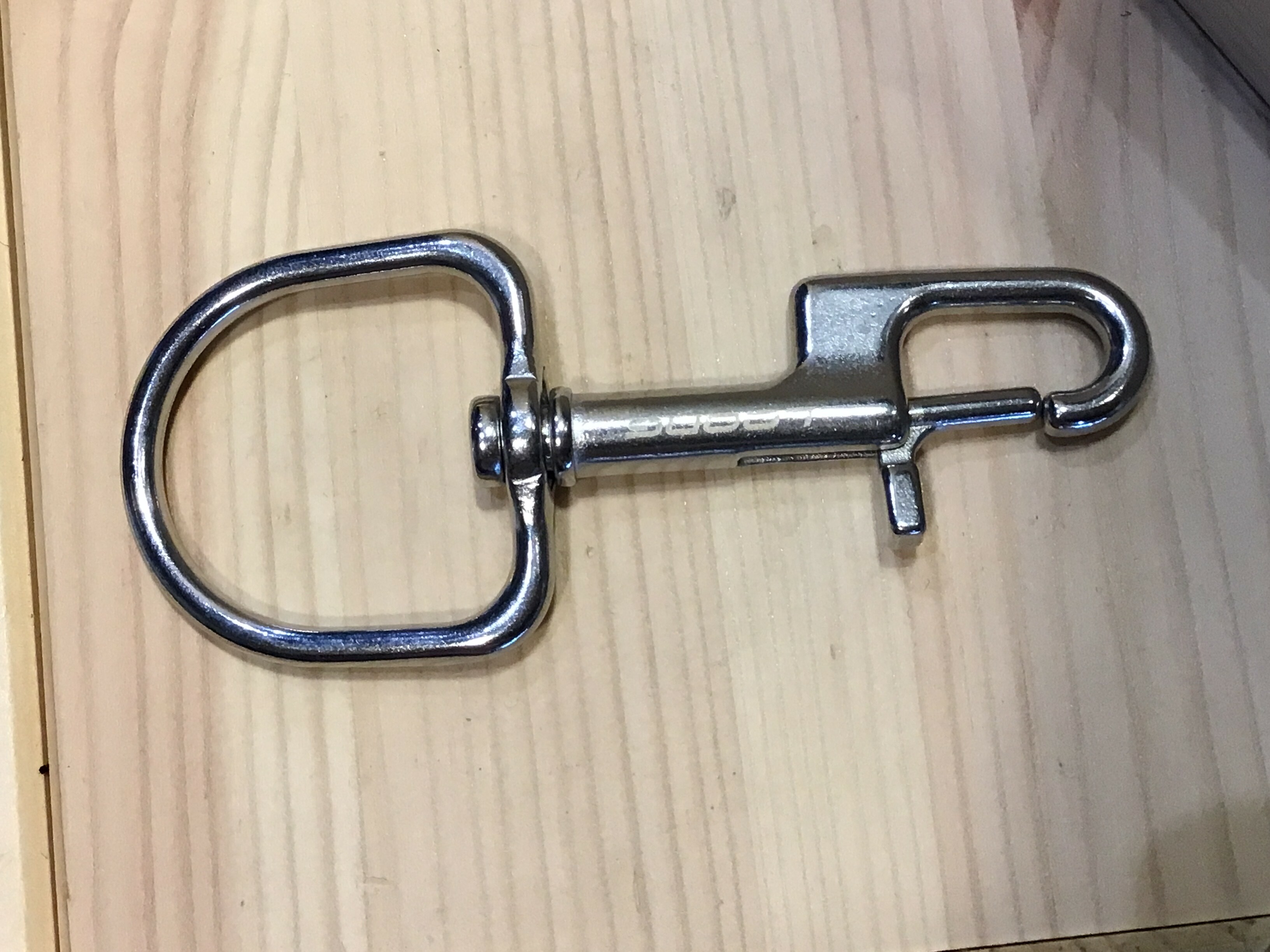Long 白鐵扁頭單耳勾110mm $440