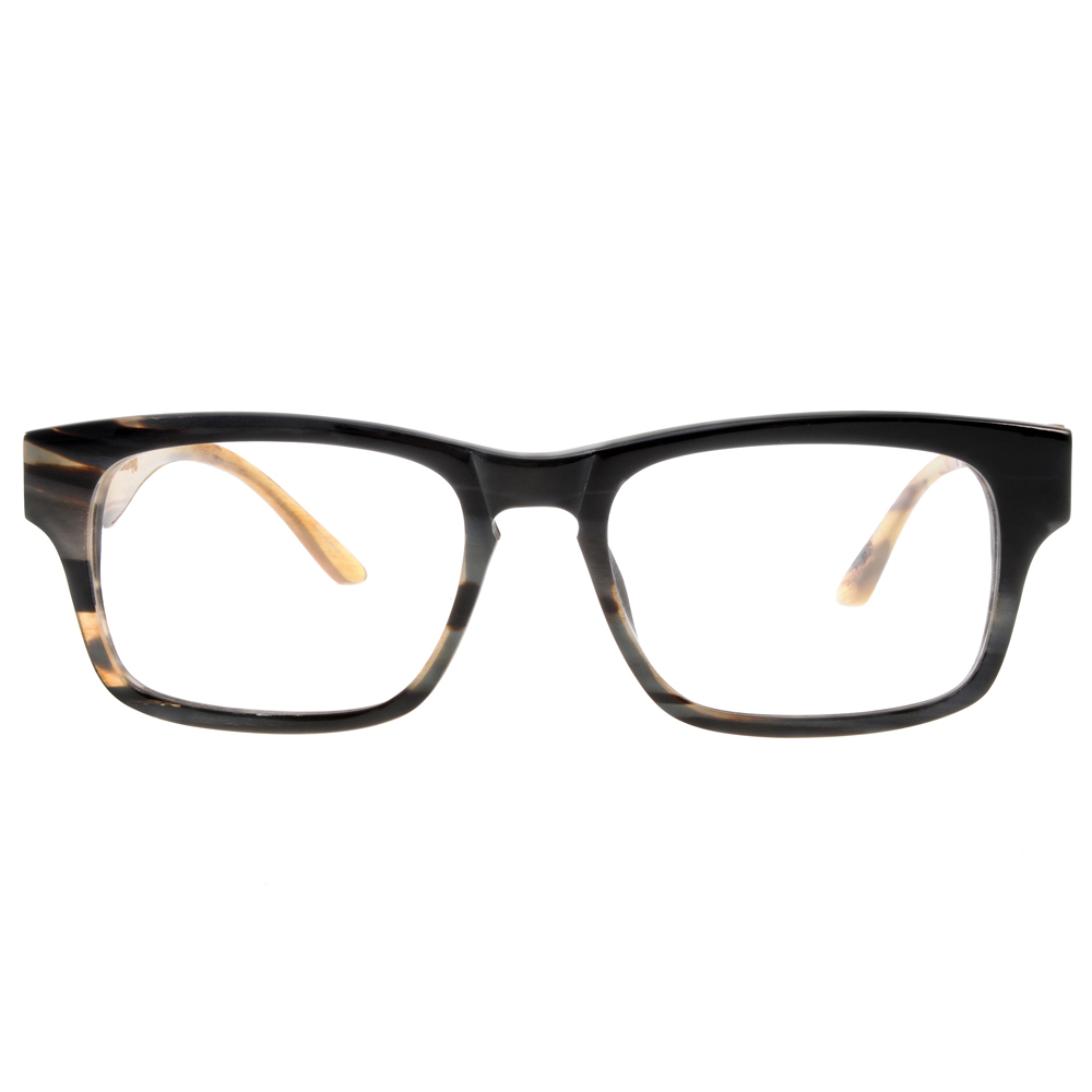 【Greek Myth牛角系列】POSEIDON 波賽頓 (兩色)  方框光學眼鏡 #亞洲版高鼻墊