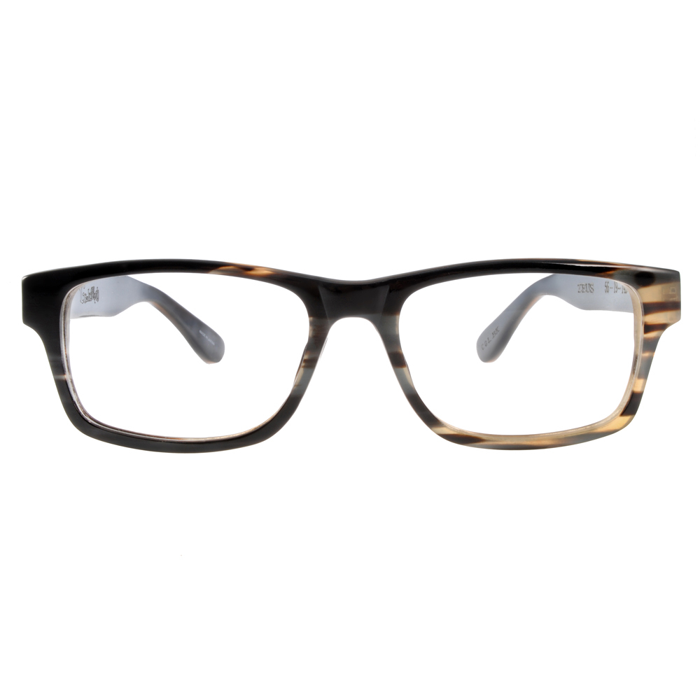 【Greek Myth牛角系列】GMZEUS (二色) 牛角系列-宙斯 方框光學眼鏡 #亞洲版高鼻墊