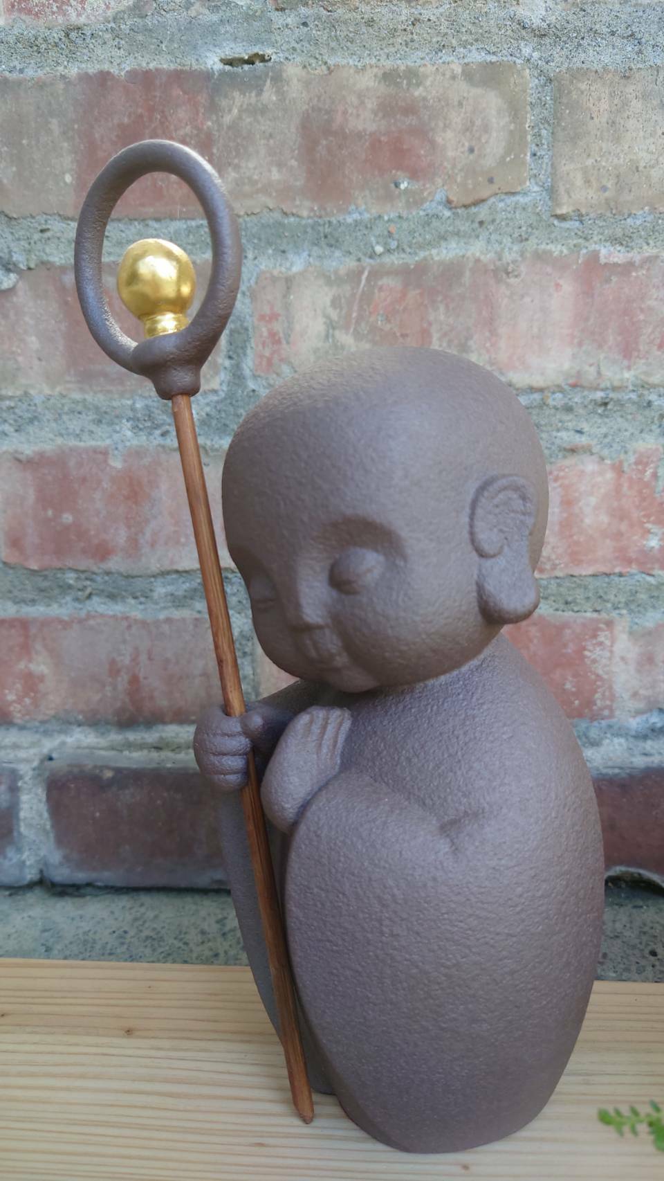 小地藏/含木座+玻璃小罐