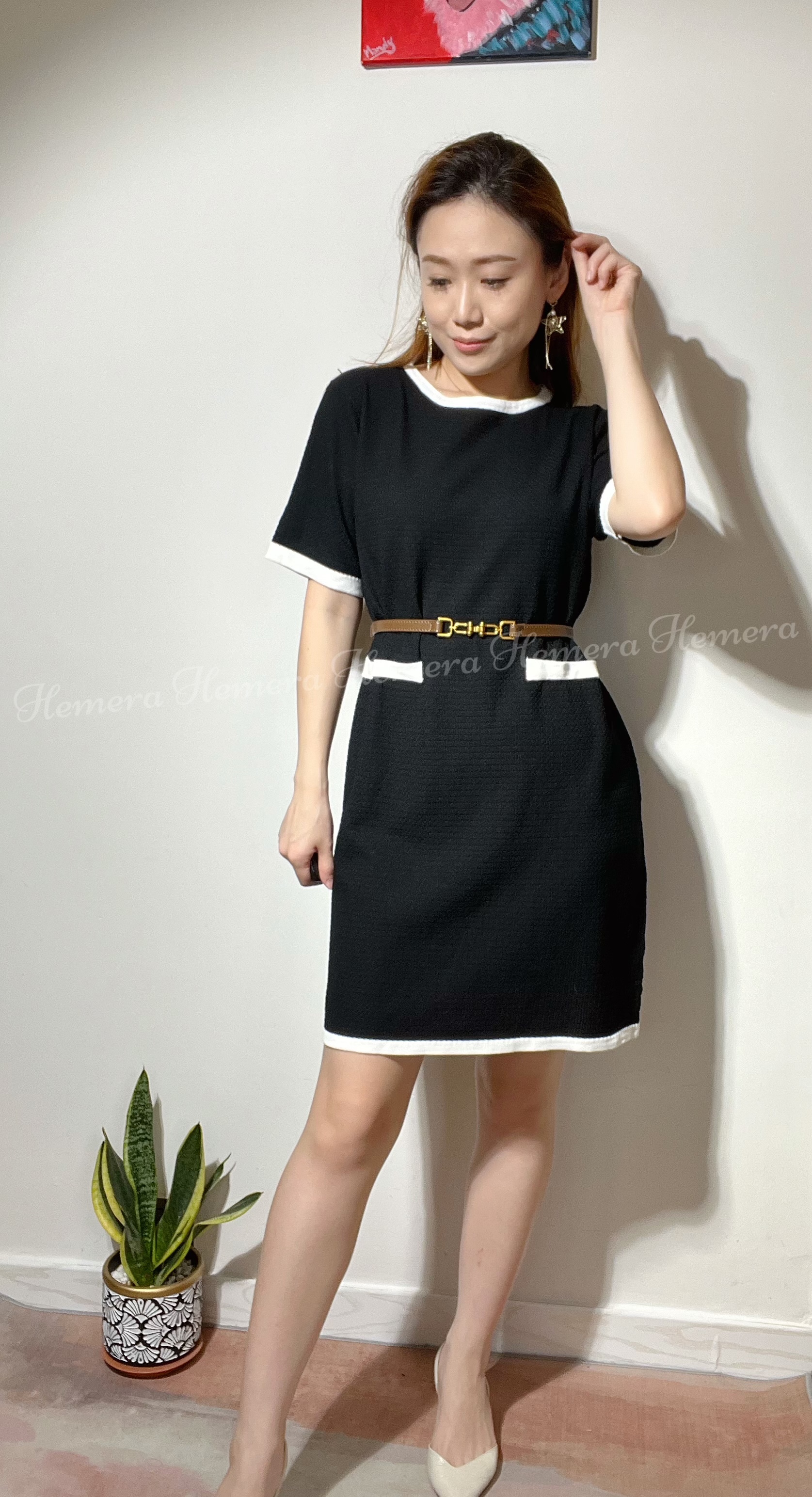 In stock:  Simple COCO Casual Working Dress DR22S0715