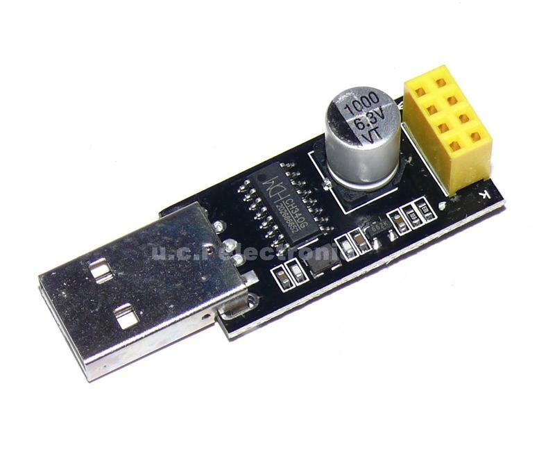 【UCI電子】(13-12) USB轉ESP8266 WIFI模塊轉接板手機電腦無線通信單片機WIFI開發