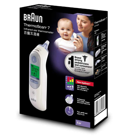 百靈牌 BRAUN Ear ThermoScan 7 - IRT 6520 紅外線耳溫槍