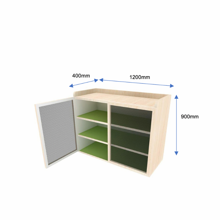 Shoe Cabinet (Ventilated), Deluxe
