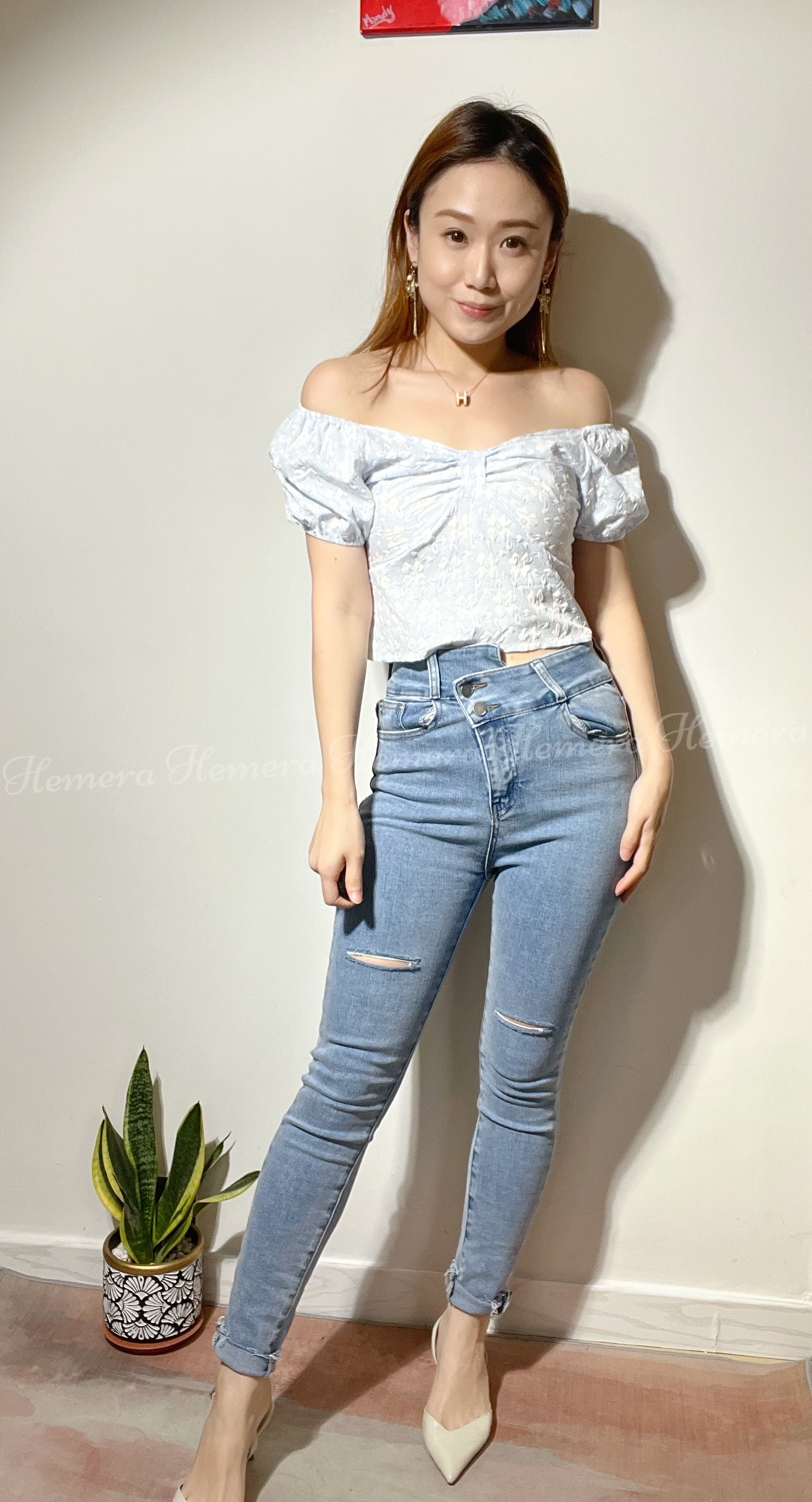 In stock:  Flower Sexy Top TP22S0704