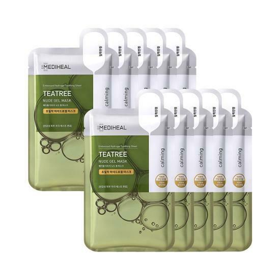 Mediheal TeaTree Nude Gel Mask - Calming [10PCS]