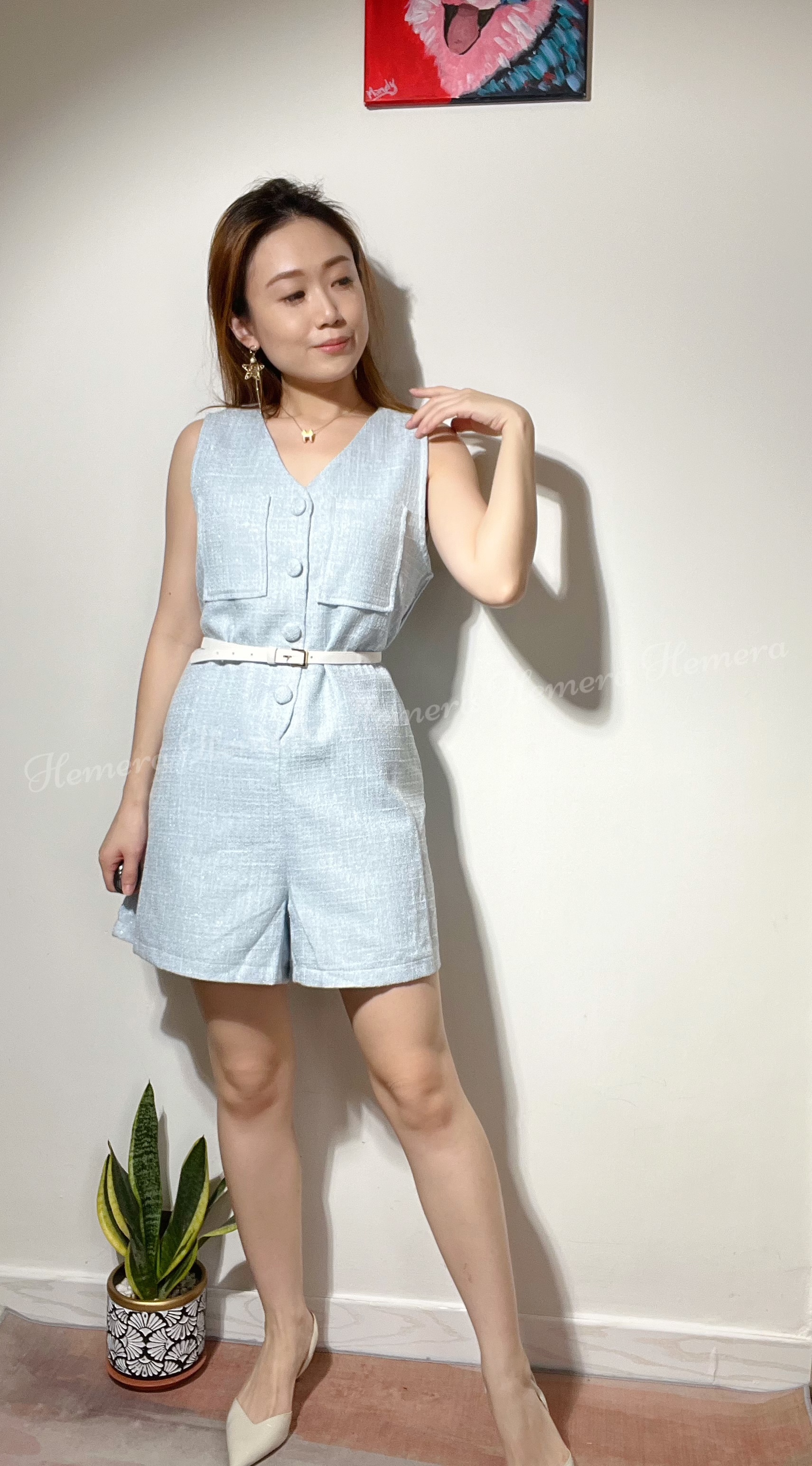 Tweed Jumpsuit JS22S0711