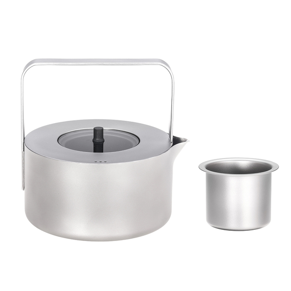 Keith 鎧斯 單層簡約鈦茶壺(附過濾器) 950ml 休閒/戶外/登山/露營/野餐 51KEIMI3925