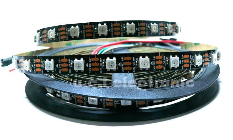 【UCI電子】(X-2) RGB 5V燈條 WS2812B WS2813B 一米60燈一卷5米 2812 2813