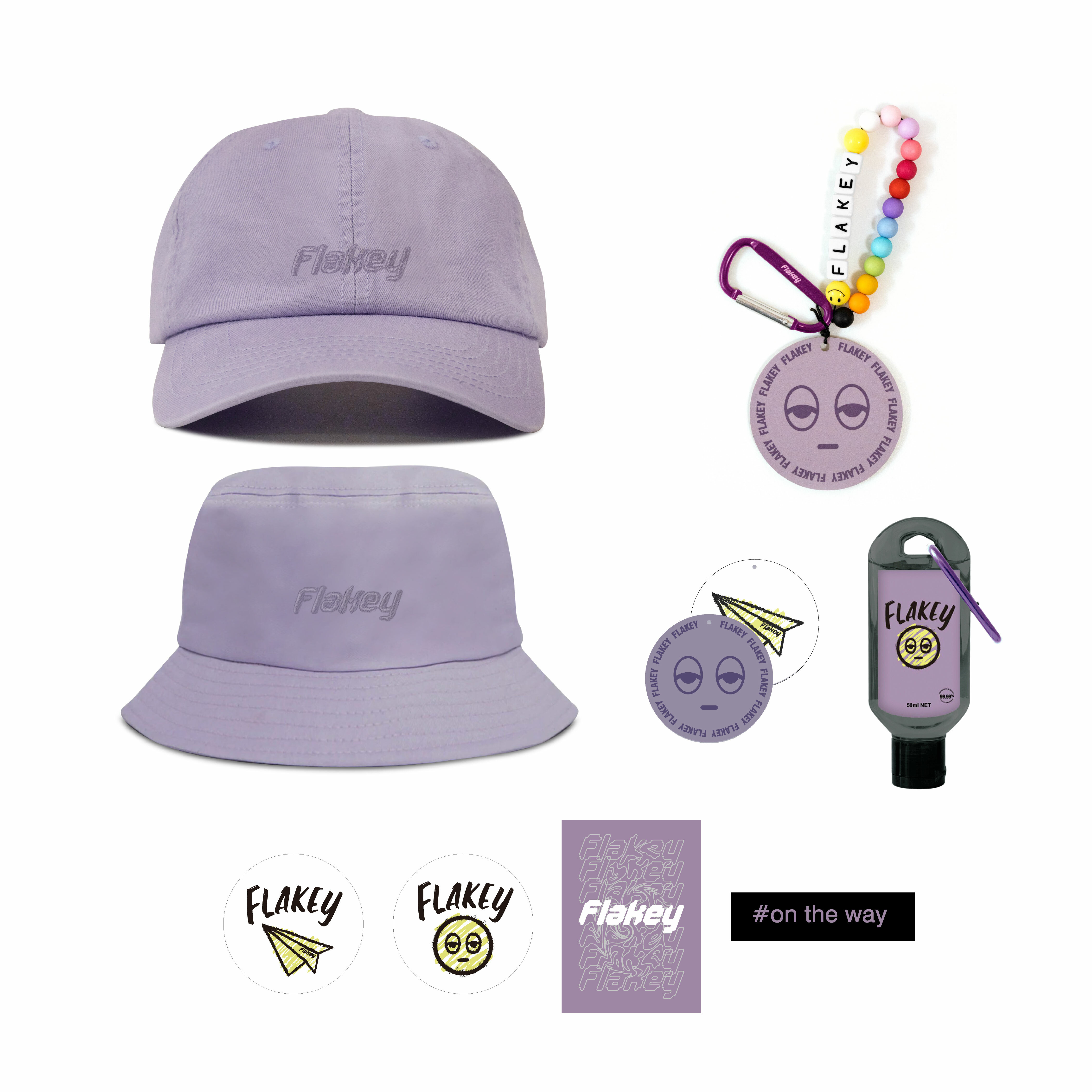 FLAKEY DOUBLE HAT Set