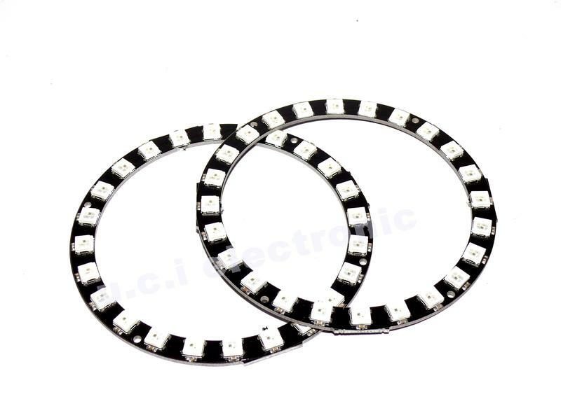 【UCI電子】(F-1) 24位 WS2812 5050 RGB LED 智能全彩RGB環開發板 WS2812B 一個