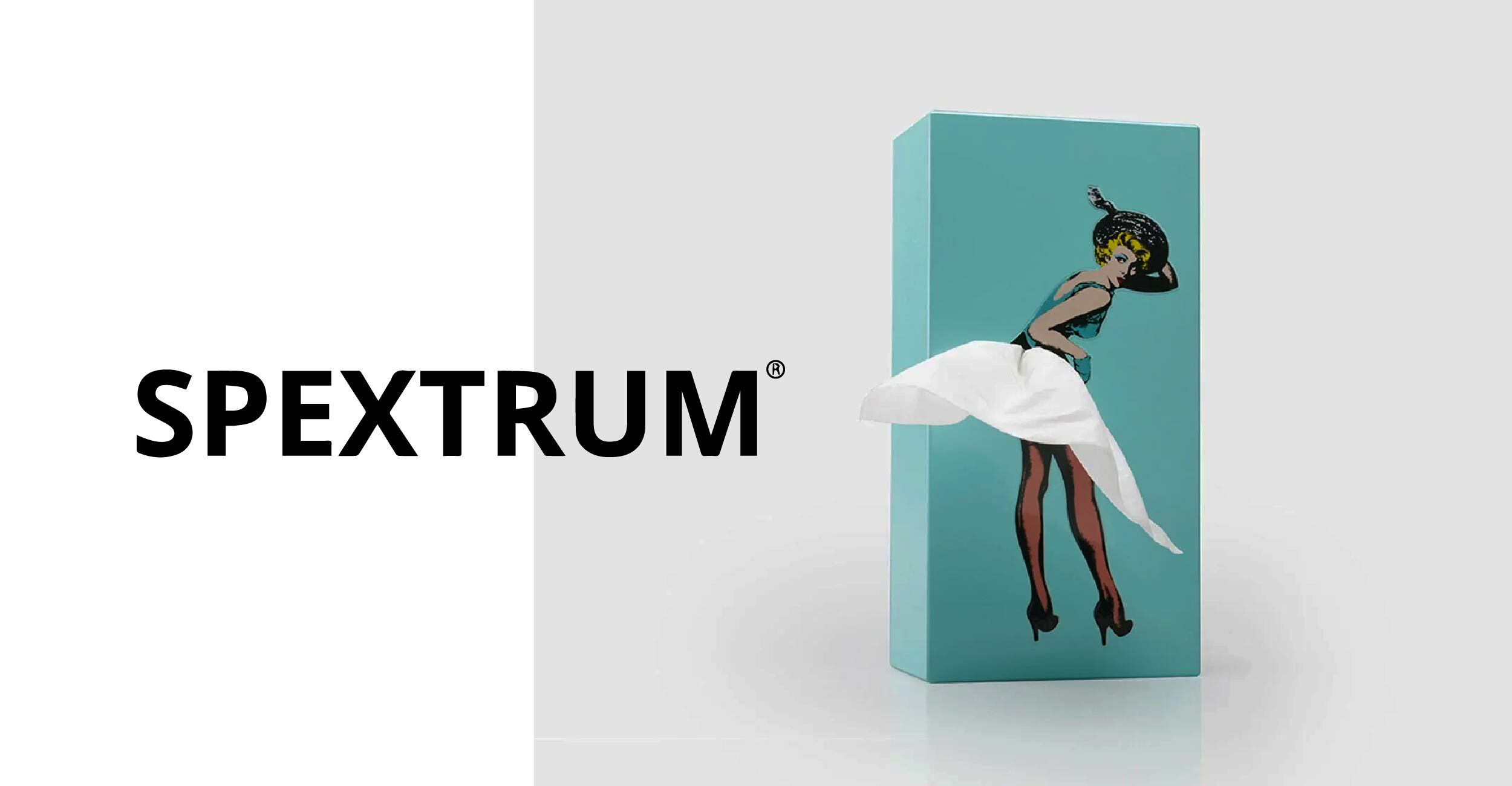 spextrum蓬蓬裙女郎金屬面紙盒 造型面紙盒 時尚面紙盒