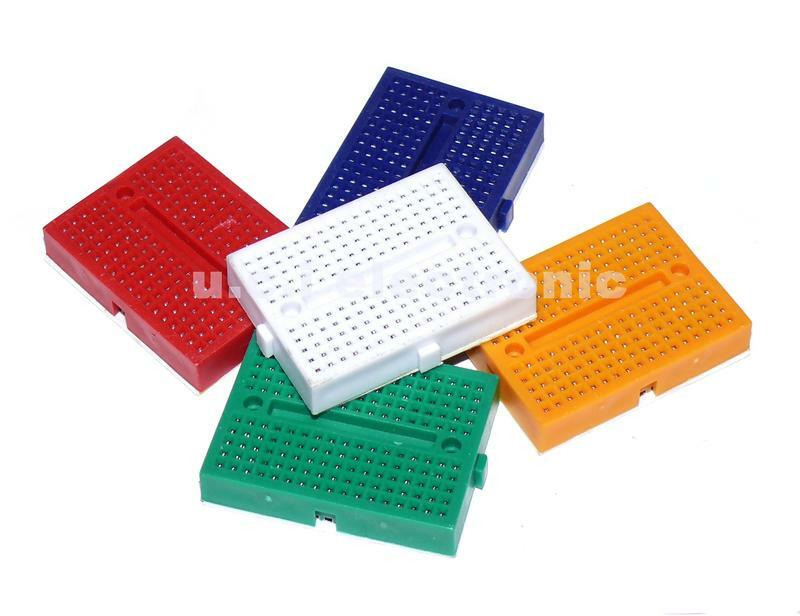 【UCI電子】(J-4) SYB-170 麵包板 7色可選 可拼接,小麵包板 實驗板
