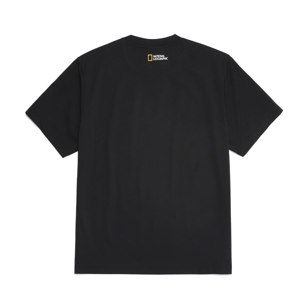 【NATIONAL GEOGRAPHIC】クロウ UNI COOL MAX GRAPHICS T-SHIRT Unisex CROW COOLMAX Graphic Short Sleeve Tee - CARBO