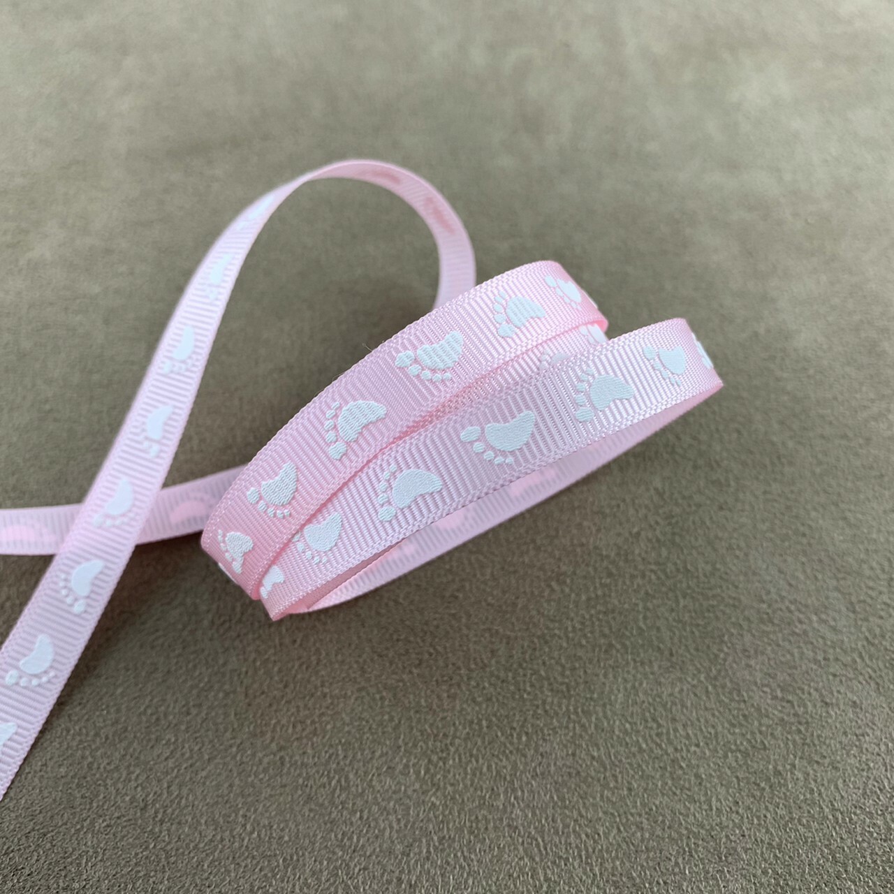 經典寶寶小腳印/羅紋/10mm