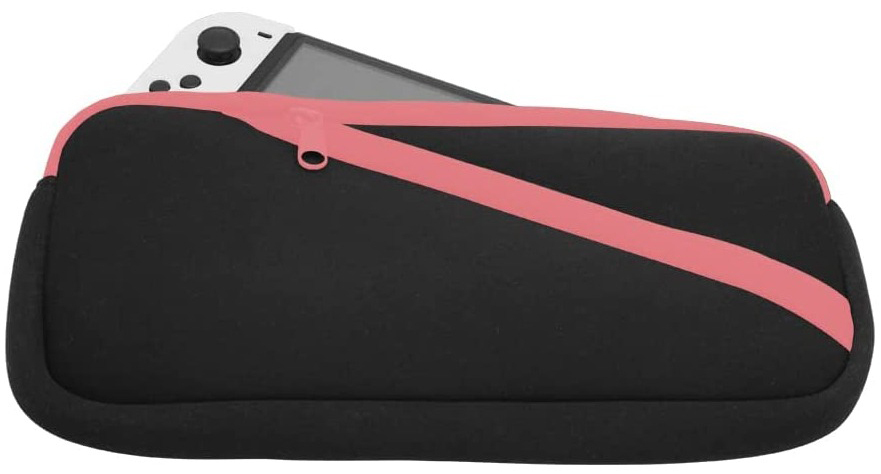 NS Columbus Circle 主機收納包 黑&粉 CC-NSSSP-B