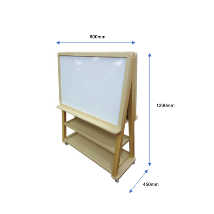 Mobile Whiteboard (Double Sided Easel), Deluxe