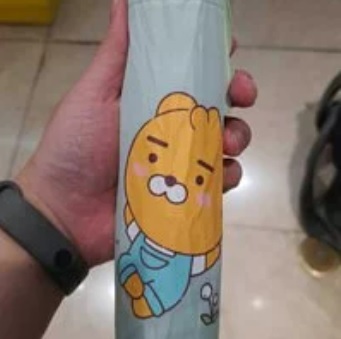 [S] KAKAO FRIENDS LIGHT 3-LAYER UMBRELLA RYAN & MUZI, 8809814924692 (SKK17)