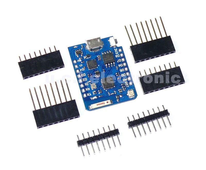 【UCI電子】(12-13) WEMOS D1 Pro mini - 16 m 外部天線連接器ESP8266無線物聯網
