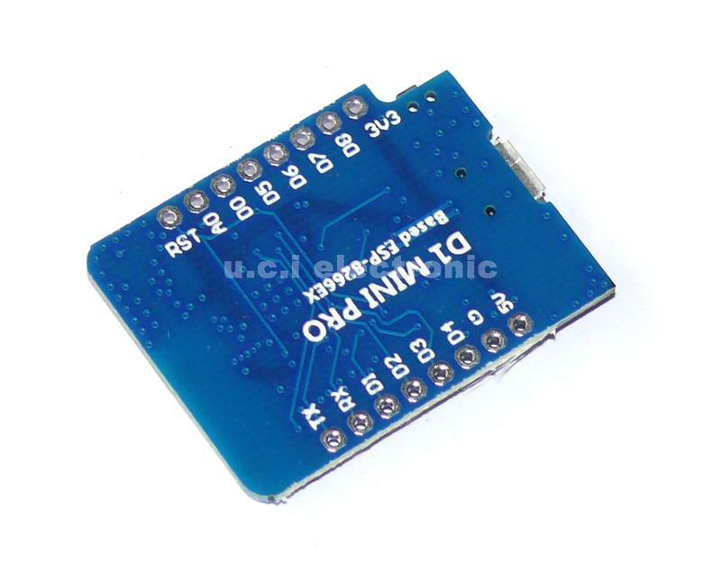 【UCI電子】(12-13) WEMOS D1 Pro mini - 16 m 外部天線連接器ESP8266無線物聯網