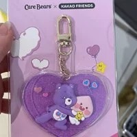[S] KAKAO FRIENDS CARE BEARS X KAKAO FRIENDS, PURPLE HEART, SHARE BEAR & APEACH, 8809814925774 (SKK19)