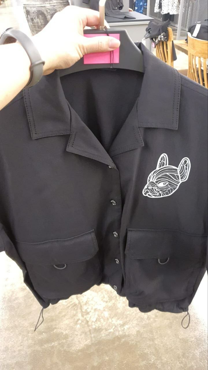 [S] LIFEWORK DOUBLE POCKET OPEN COLLAR SHIRT,BLACK, LW222ST80140 (SLW68)