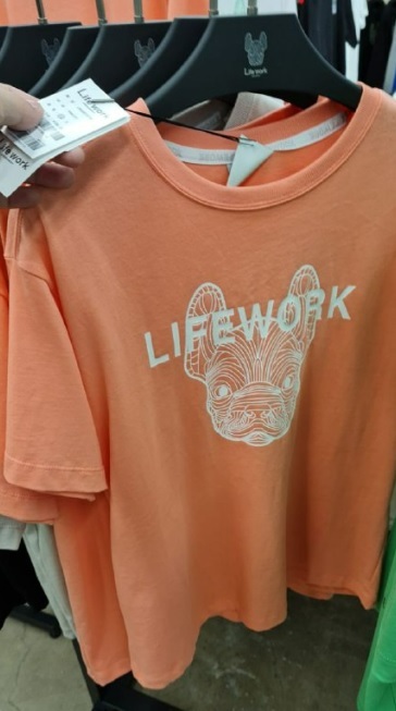 [S] LIFEWORK TURNS RADOK T-SHIRT, PINK, LW225TS79507 (SLW70)