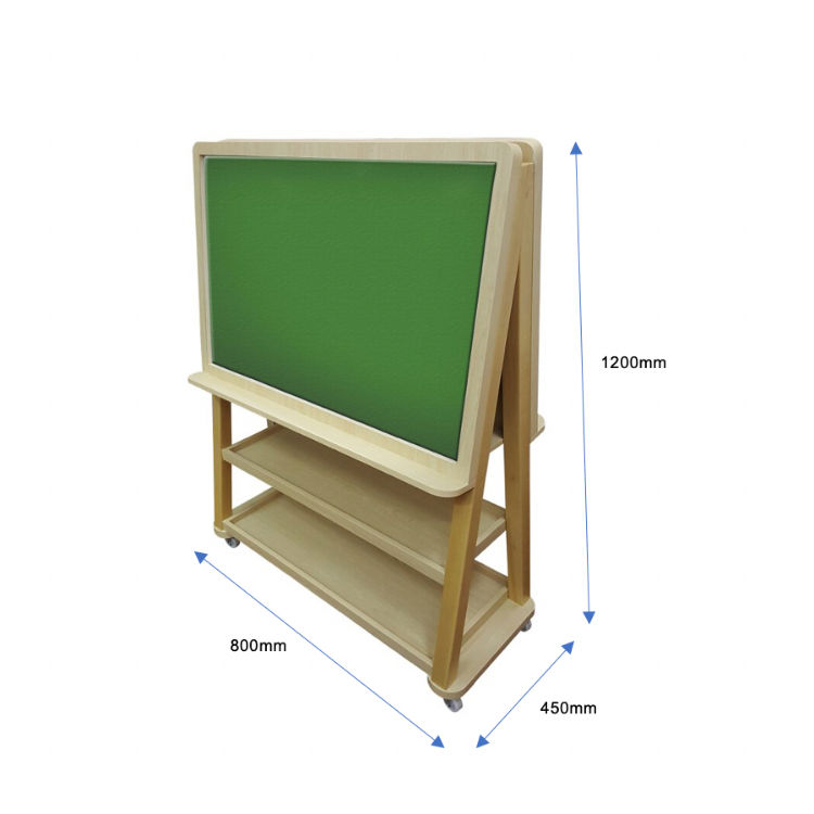 Mobile Pinboard (Double Sided Easel), Deluxe