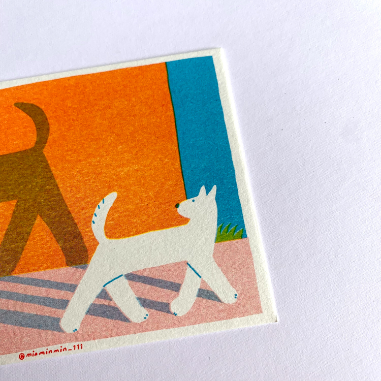 miii｜絕版｜明信片｜影子