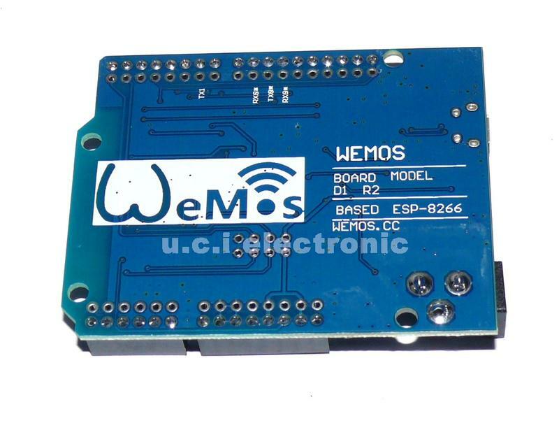 【UCI電子】(6-10) 升級版 WeMos D1 R2 WiFi UNO 開發板 Arduino 全相容