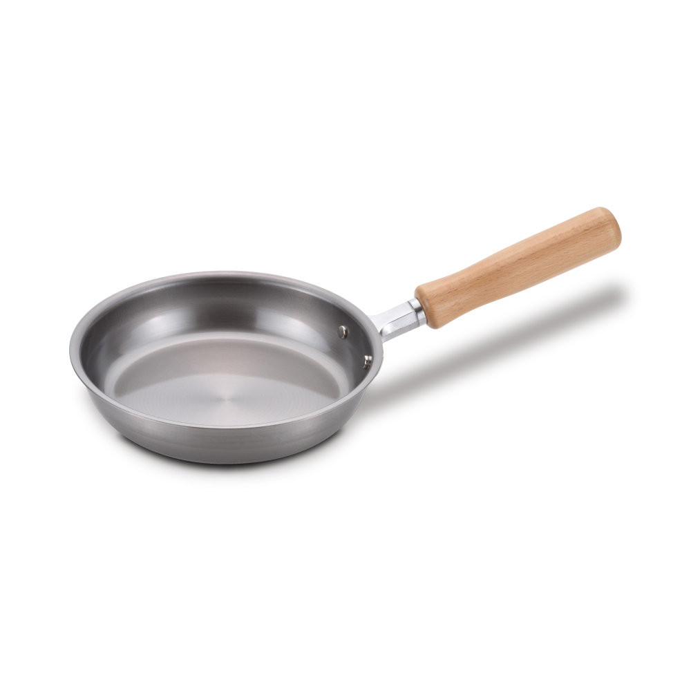 【日本和平】千歲CS-006木柄平底鐵鍋 / 16cm