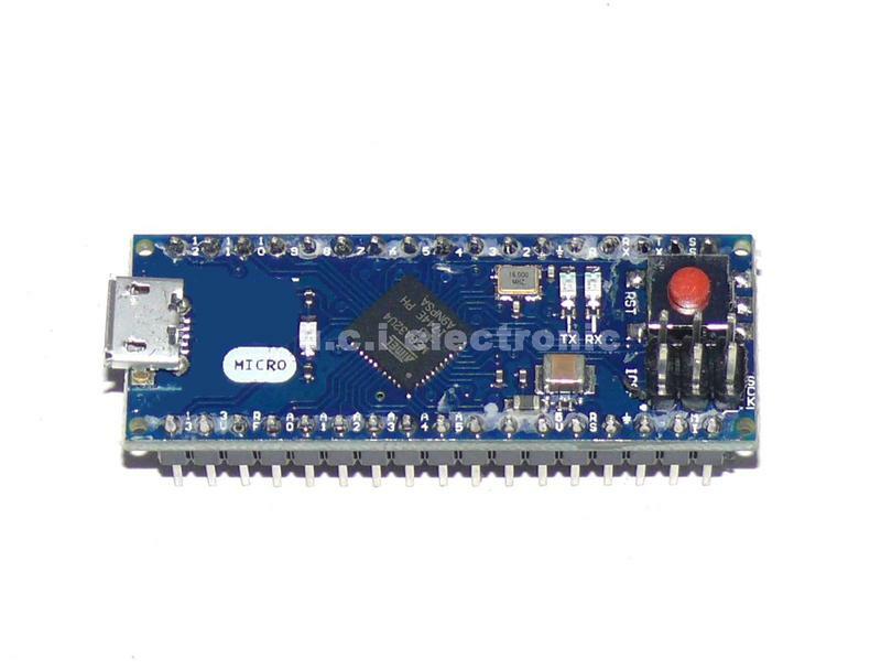 【UCI電子】(6-1) Micro leonardo mini 板 控制器ATmega32u4官方版本