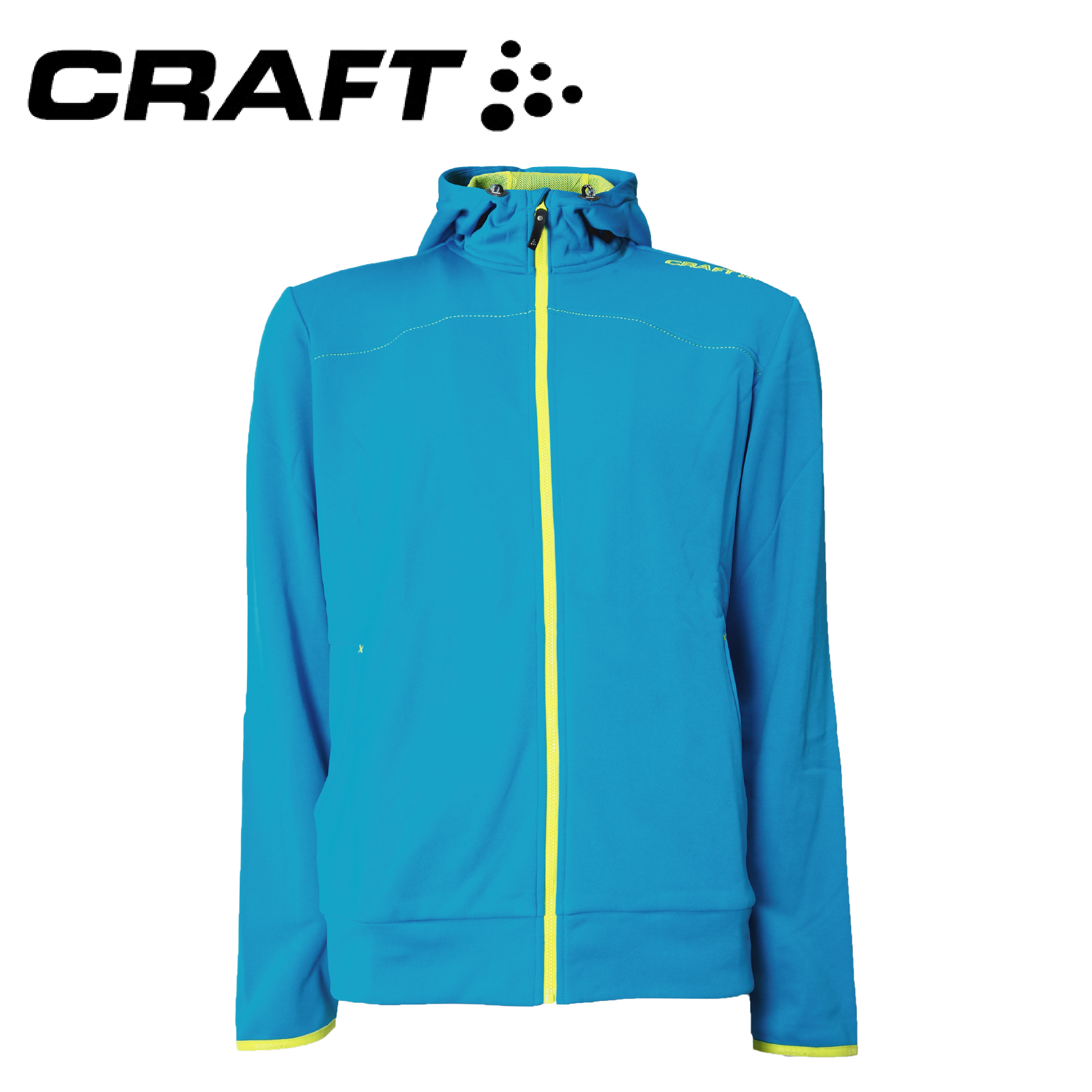 CRAFT 瑞典 1901692 ACTIVE連帽外套 男款 亮藍 連帽外套/保暖外套/中層衣/保暖舒適/旅遊 04R01692