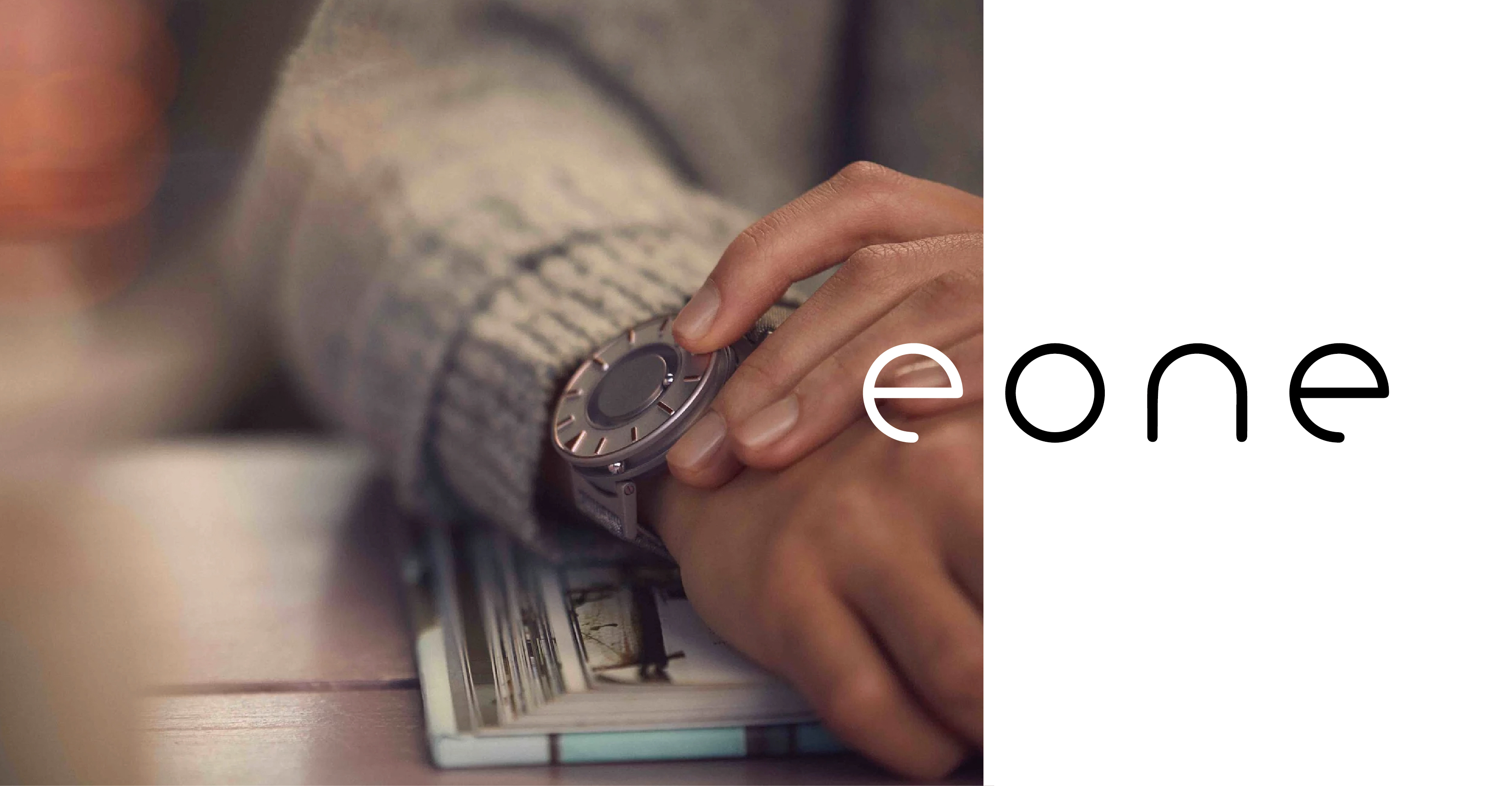 EONE 觸感腕錶 簡約男士手錶 瑞士石英機芯 鈦金屬錶殼 LSE防刮鍍層更耐用 身心障礙者專用手錶