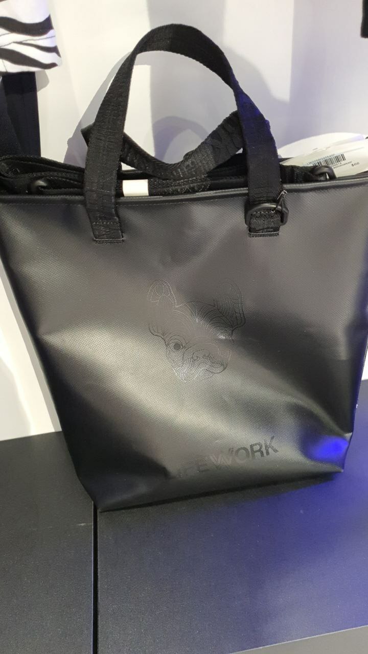 [S] LIFEWORK TONTON TOTE BAG, BLACK, LW225BG40540 (SLW81)