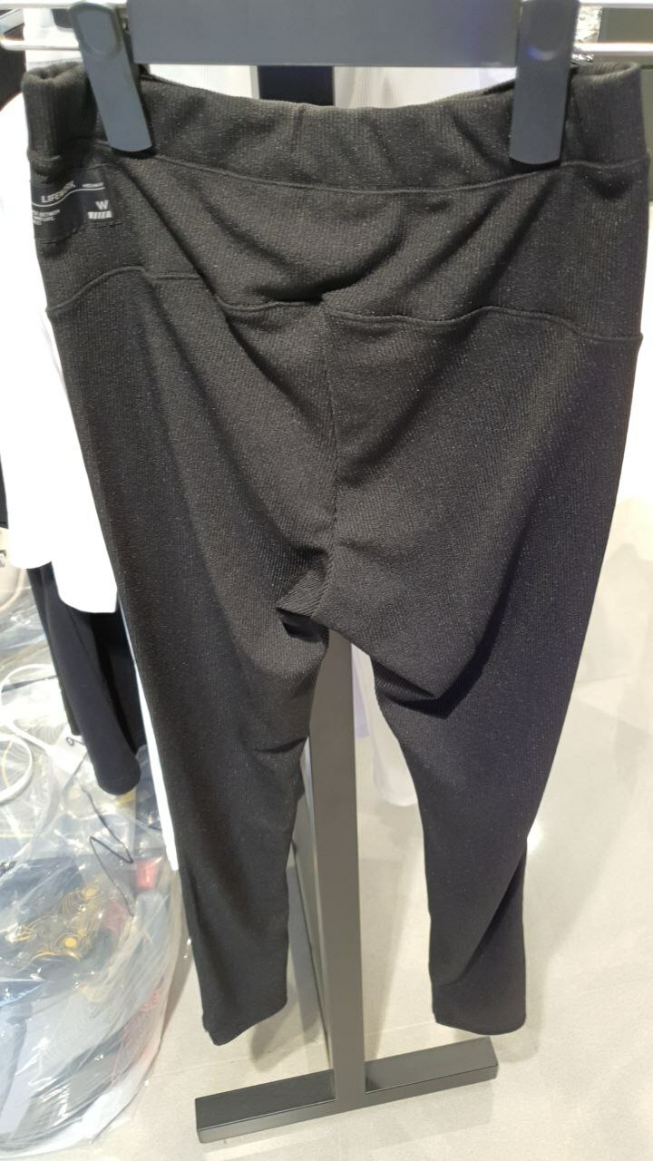 [S] LIFEWORK RIBBED LEGGINGS,BLACK, LW221LG71140 (SLW84)