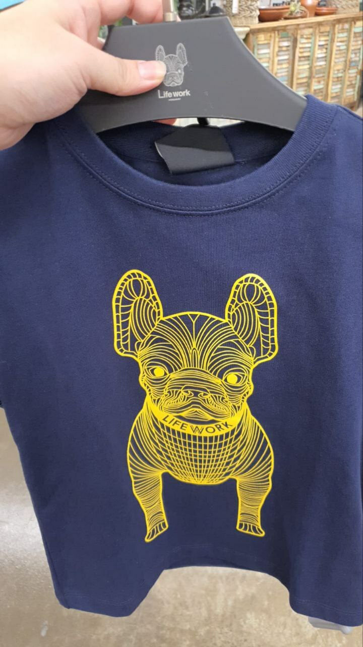 [S] LIFEWORK RADOC BIG LOGO SHORT SLEEVE T-SHIRT, NAVY, LW225TS59027 (SLW88)